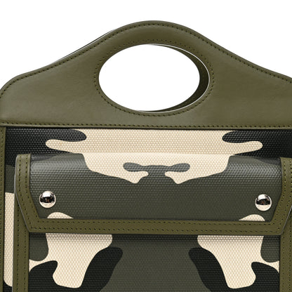 Burberry Calfskin Camouflage Mini Pocket Bag Green 5 of 9