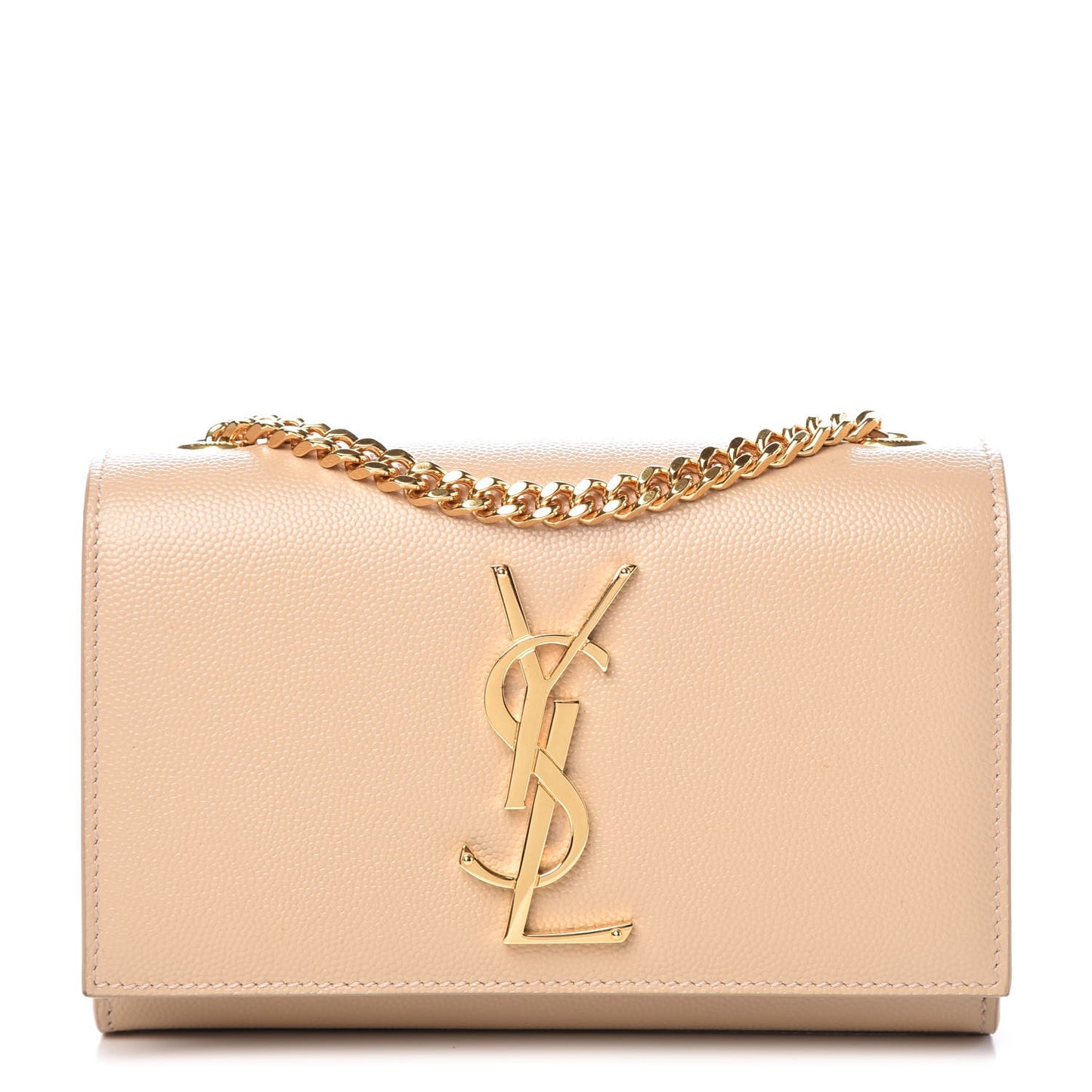 Grain De Poudre Small Monogram Kate Satchel Nude Powder