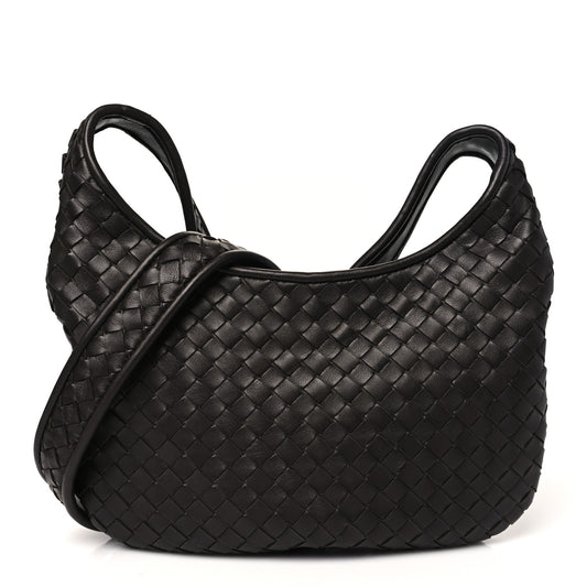 Nappa Intrecciato Small Veneto Crossbody Bag Fondant