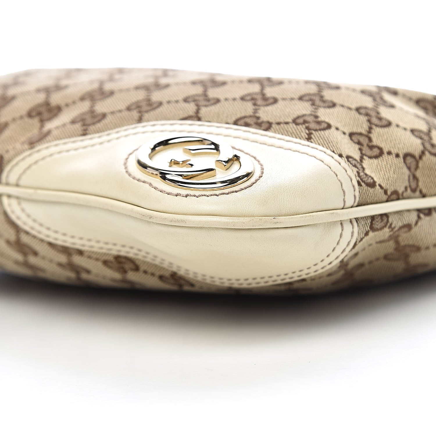 Gucci Monogram Medium New Britt Hobo Off White 12 of 13