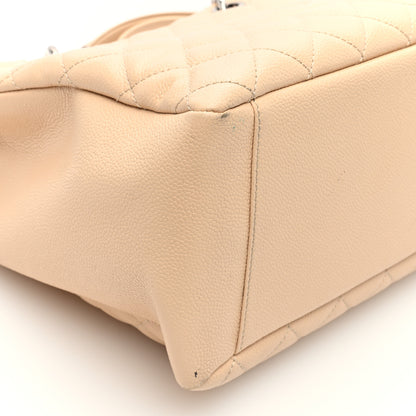 Chanel Caviar Quilted Grand Shopping Tote GST Beige Clair 10 of 11