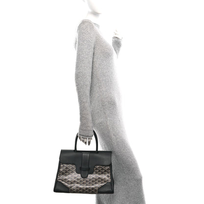 Goyard Goyardine Saigon Tote Black 2 of 9