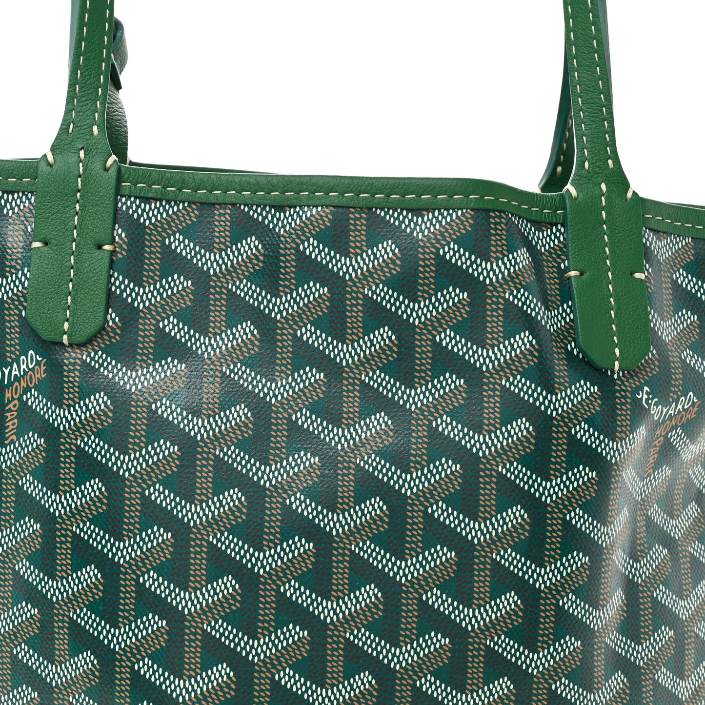Goyardine Reversible Mini Anjou Green