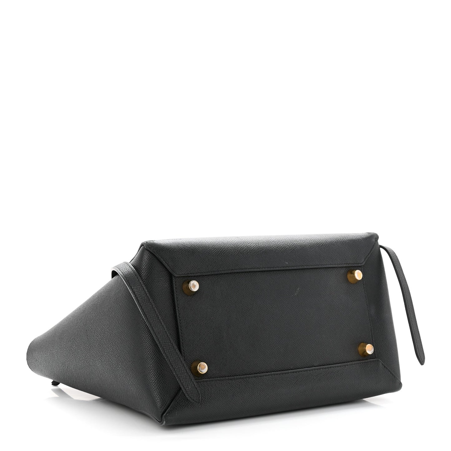 Grained Calfskin Mini Belt Bag Black