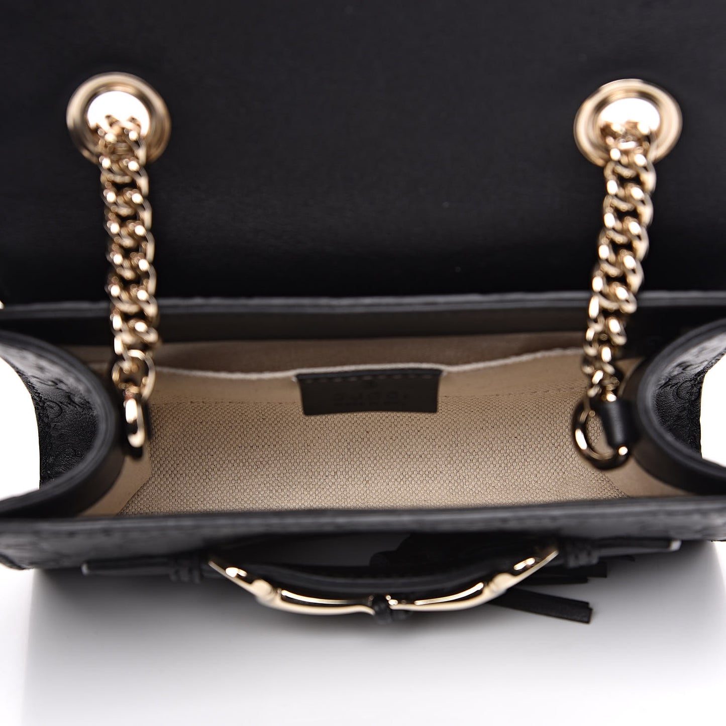 Guccissima Mini Emily Shoulder Bag Black