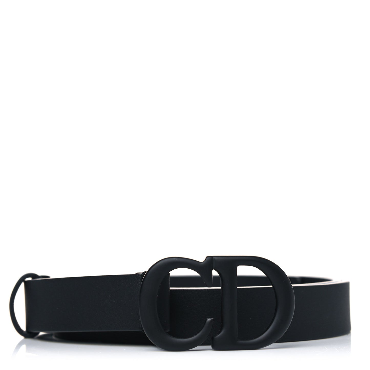 Ultra Matte Calfskin 35mm Montaigne Belt 85 Black