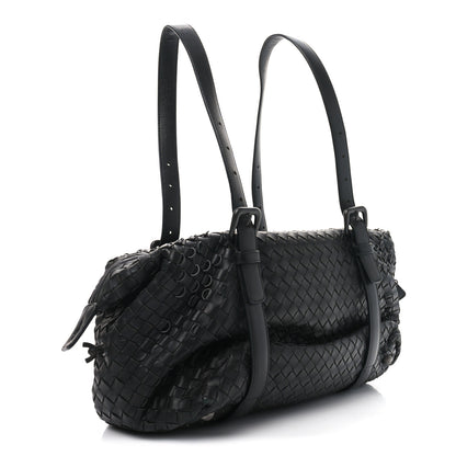 Bottega Veneta Nappa Intrecciato Montaigne Rings Bag Black 3 of 11