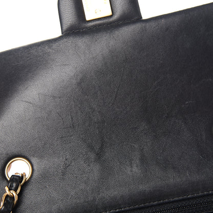 Chanel Lambskin Quilted Mini Rectangular Flap Black 10 of 11