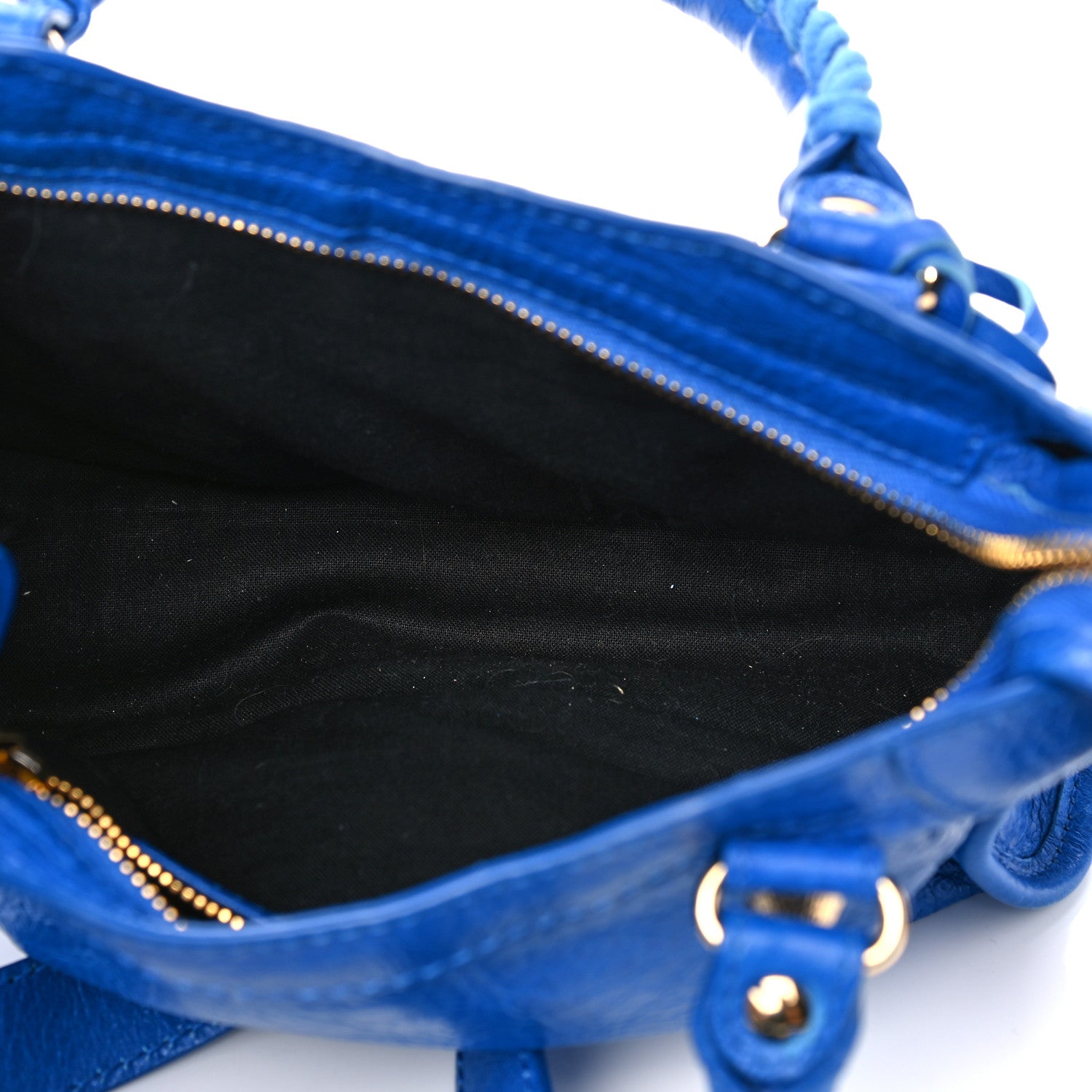 Balenciaga Agneau Giant 12 Gold Hardware Mini City Bleu Lazuli 7 of 14
