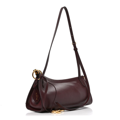 Alaia Calfskin Le Click East West Bag Rouge Grenat 3 of 9