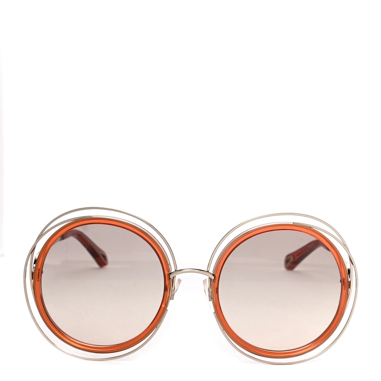 Oversized Round Carlina Sunglasses CE120S Orange