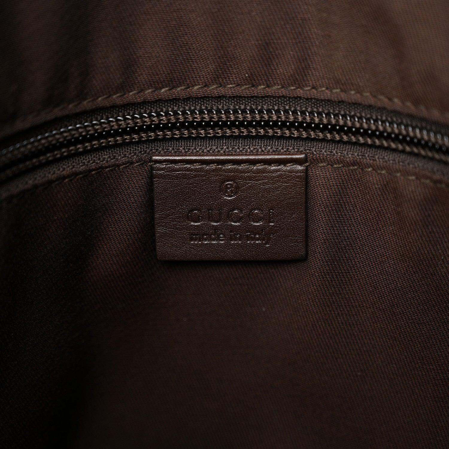 Gucci Monogram Calfskin Perforated Medium Flat Messenger Bag Dark Brown 6 of 10