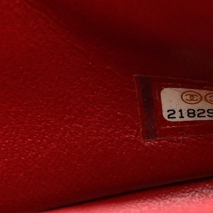Chanel Crumpled Grained Calfskin Small Flap Red 7 of 12