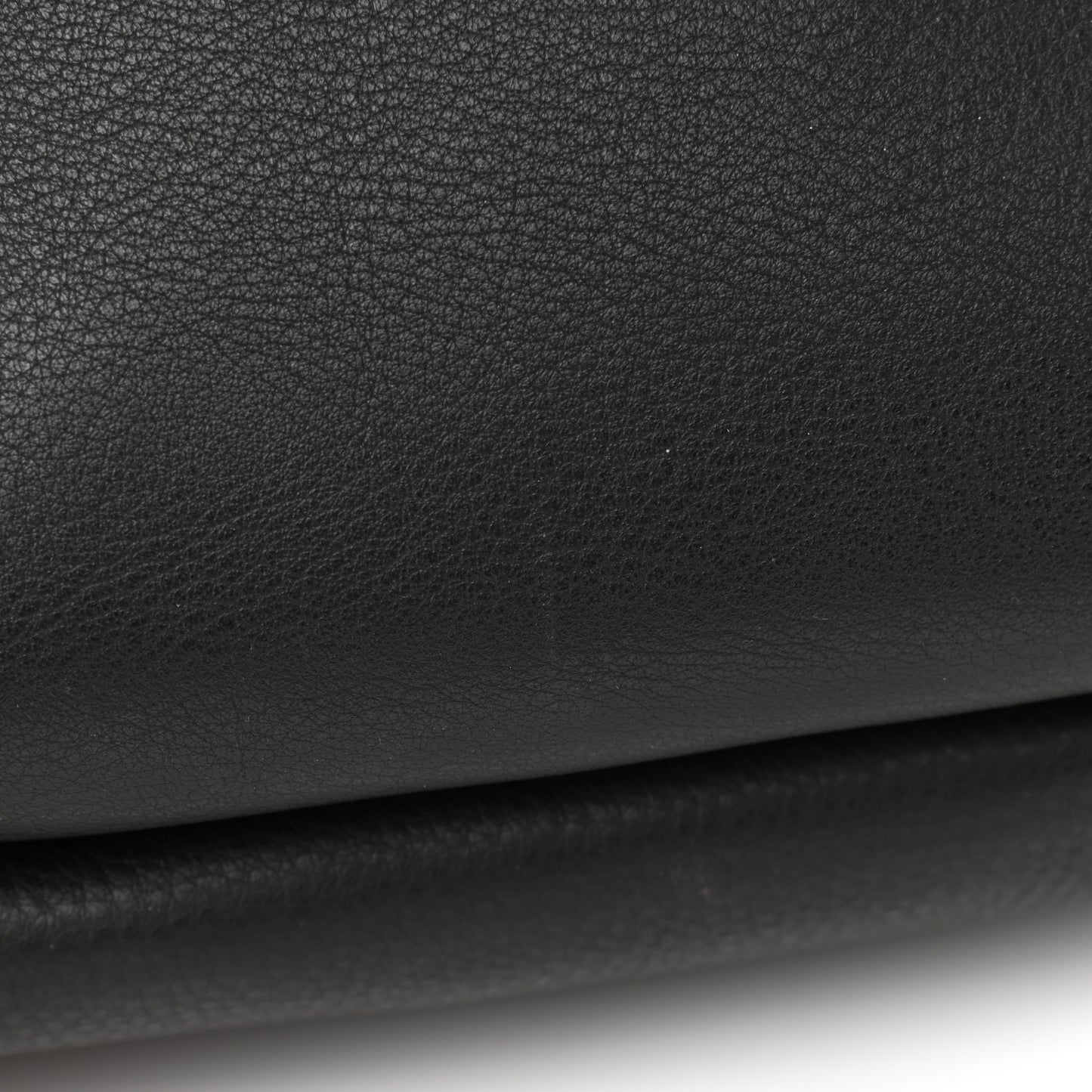 Smooth Calfskin Logo Small Everyday Backpack Black White