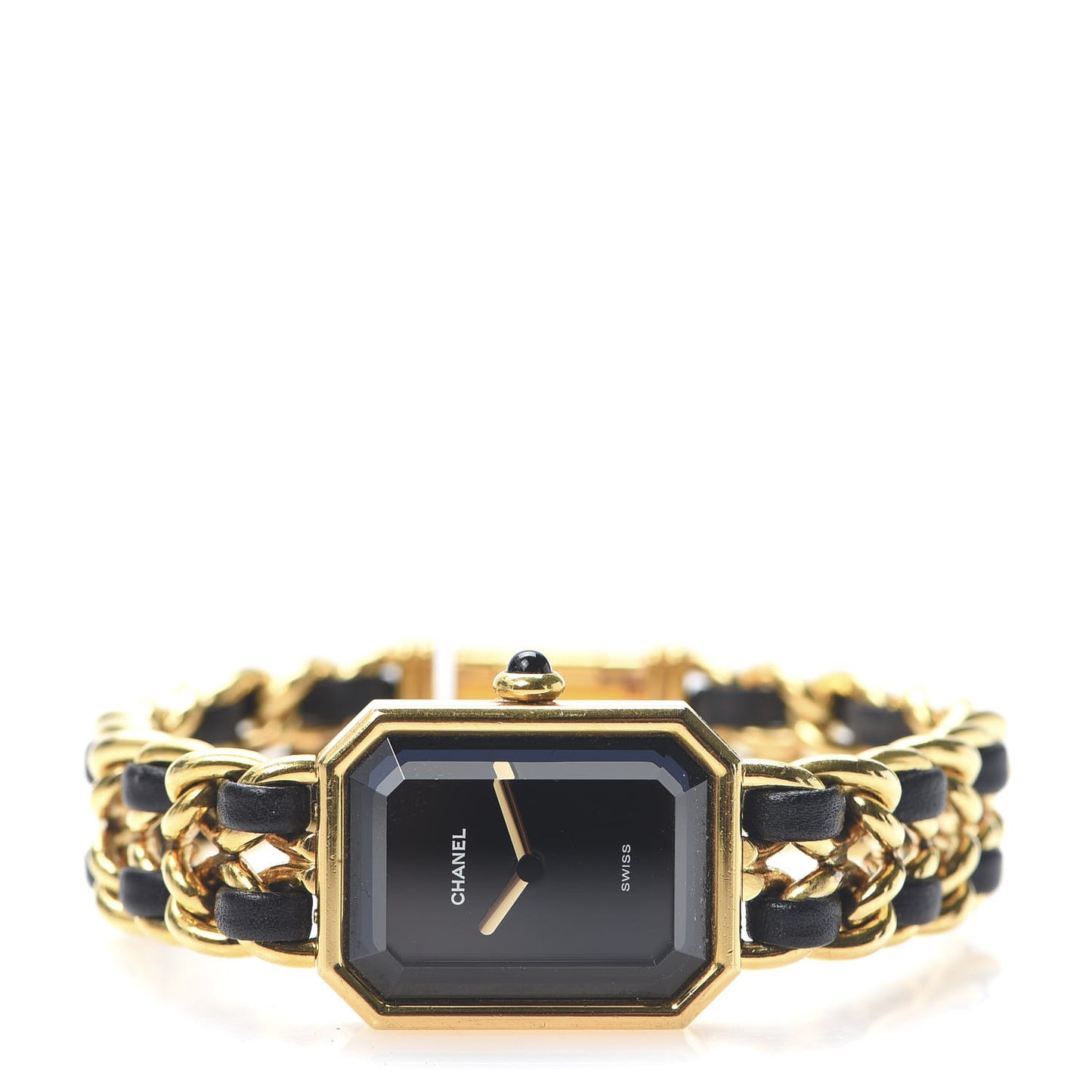 Stainless Steel Lambskin 20mm Chain Premiere Quartz Watch Gold M