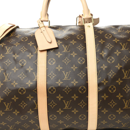 Louis Vuitton Monogram Keepall Bandouliere 55 7 of 10