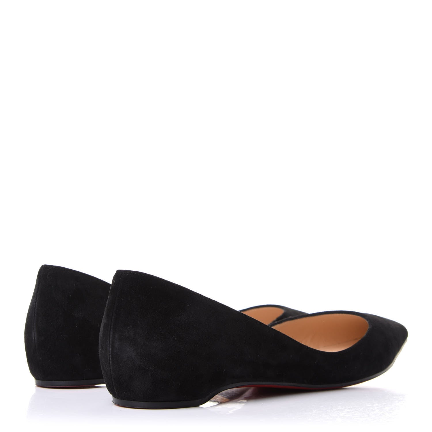 Christian Louboutin Veau Velours Iriza Flats 38 Black 4 of 7