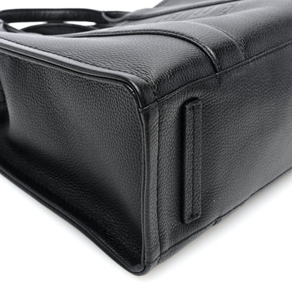 Marc Jacobs Grained Calfskin Medium The Tote Bag Black 8 of 9