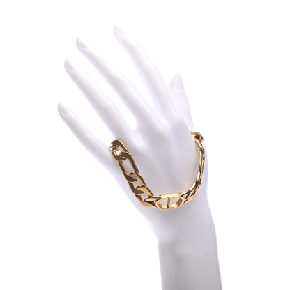 Christian Dior Metal Danseuse Etoile Chain Bracelet Gold 2 of 7