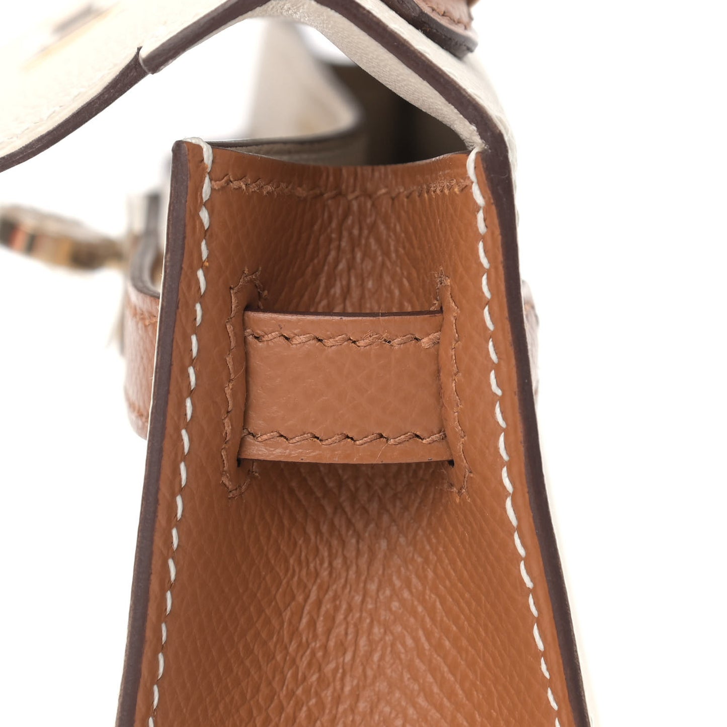 Epsom Mini Horseshoe Kelly Sellier 20 Craie Sesame