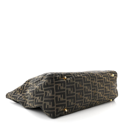 Fendi Zucca Top Handle Tote Tobacco 4 of 16