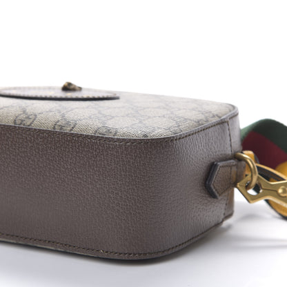 Gucci GG Supreme Monogram Web Neo Vintage Shoulder Bag Beige New Acero Crop 6 of 9