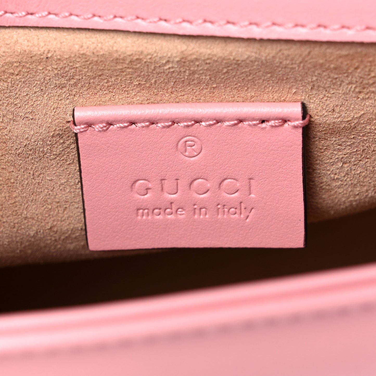 Calfskin Matelasse Mini GG Marmont Top Handle Shoulder Bag Wild Rose