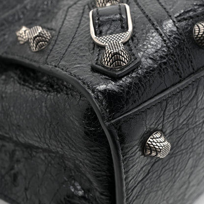 Balenciaga Agneau Arena Small Neo Cagole City Handbag Black 12 of 13