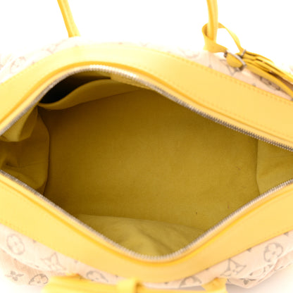 Louis Vuitton Monogram Denim Speedy Round Yellow 5 of 13