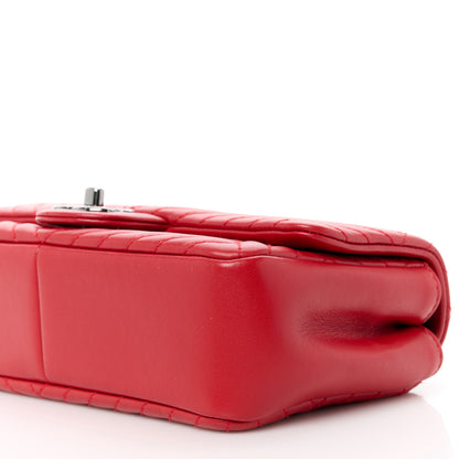Chanel Lambskin Small CC Crossing Flap Red 11 of 12