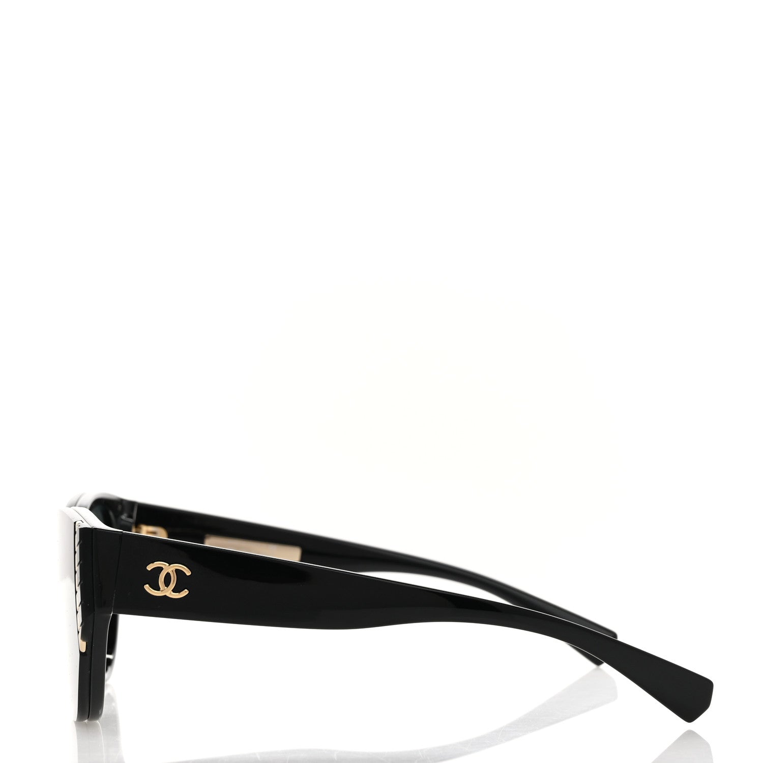 Chanel Acetate Cat Eye Sunglasses 6054 Black 3 of 8