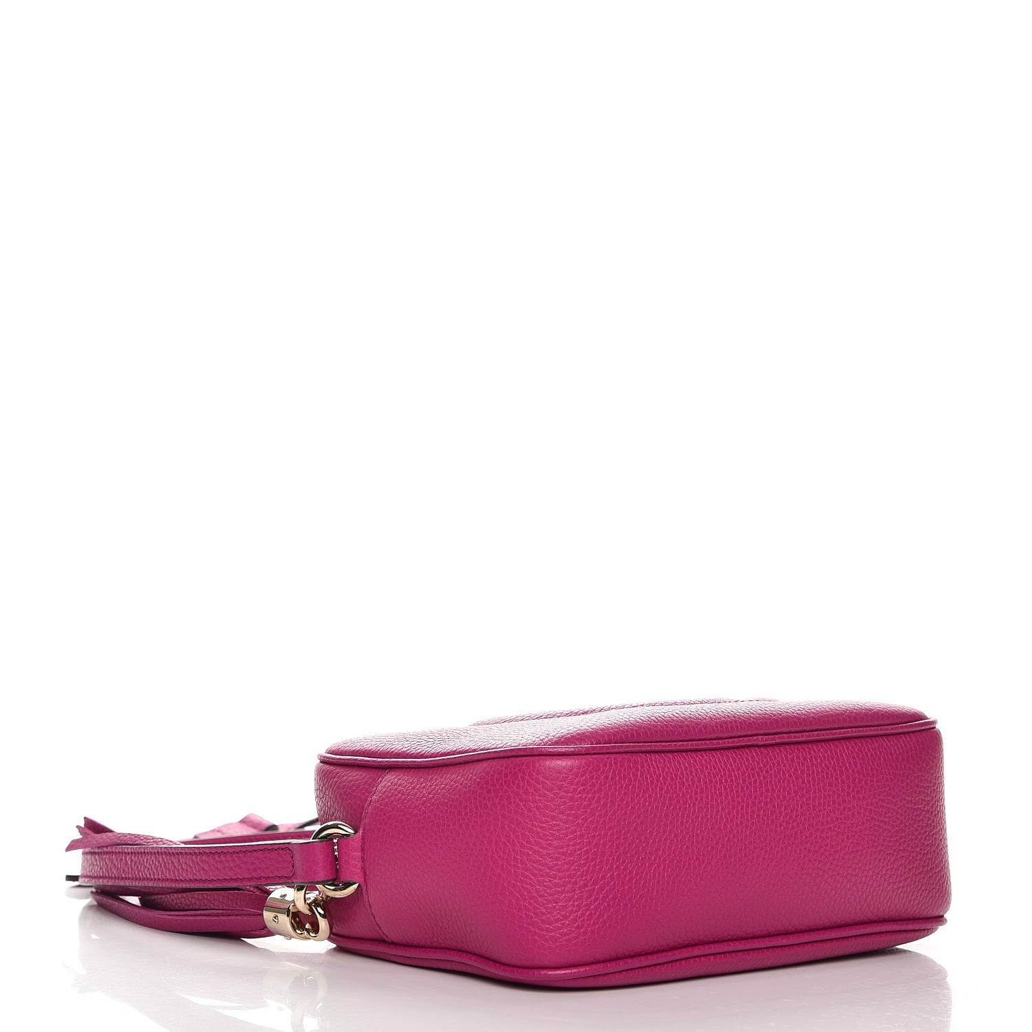 Gucci Pebbled Calfskin Small Soho Disco Bag Bright Bougainvillea 4 of 7