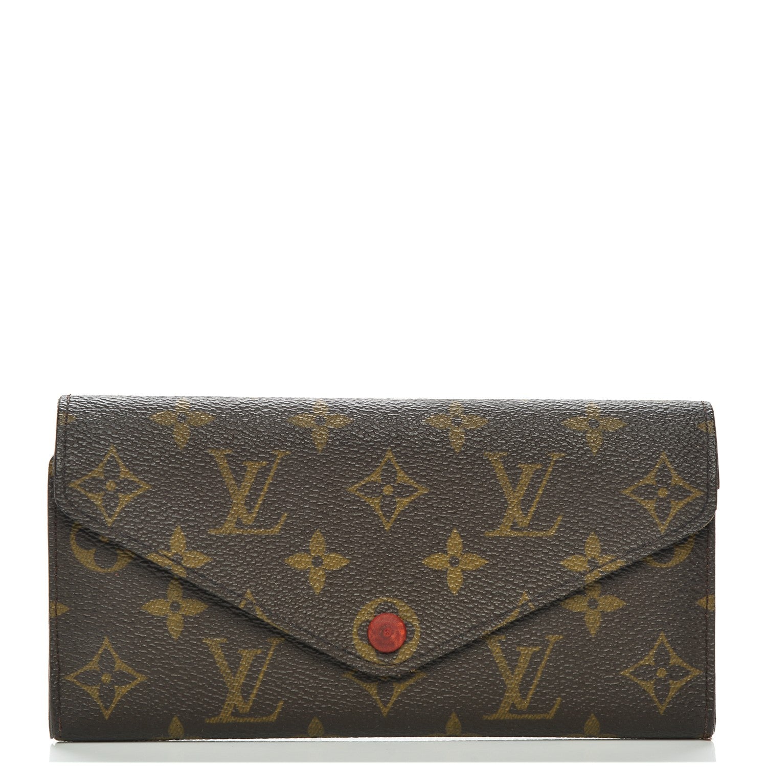 Louis Vuitton Monogram Josephine Wallet Red 1 of 9
