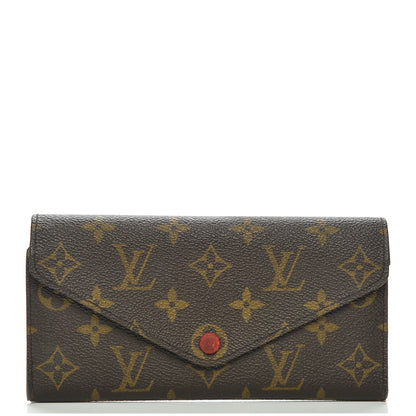 Louis Vuitton Monogram Josephine Wallet Red 1 of 9