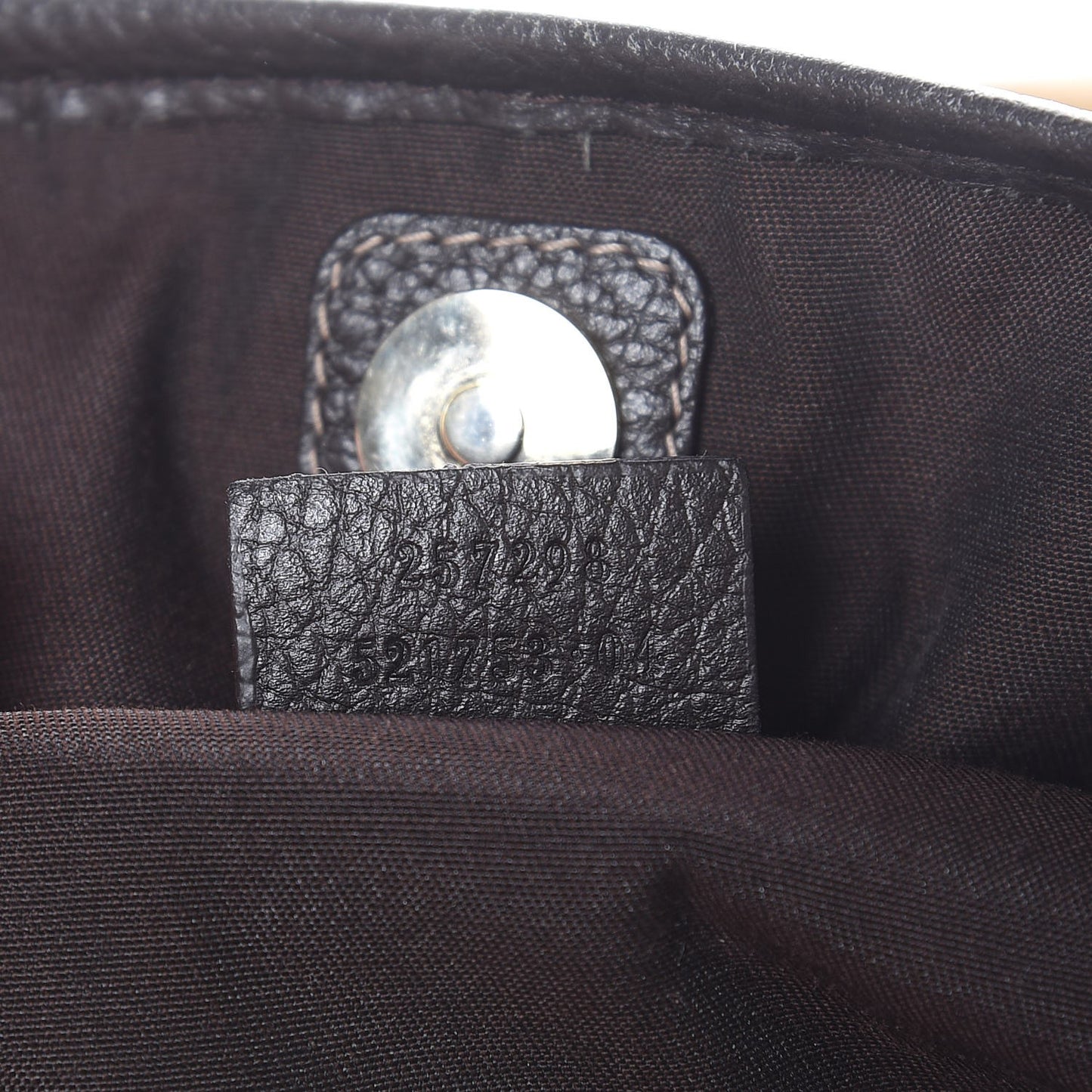Crystal Monogram Travel Bag Dark Brown