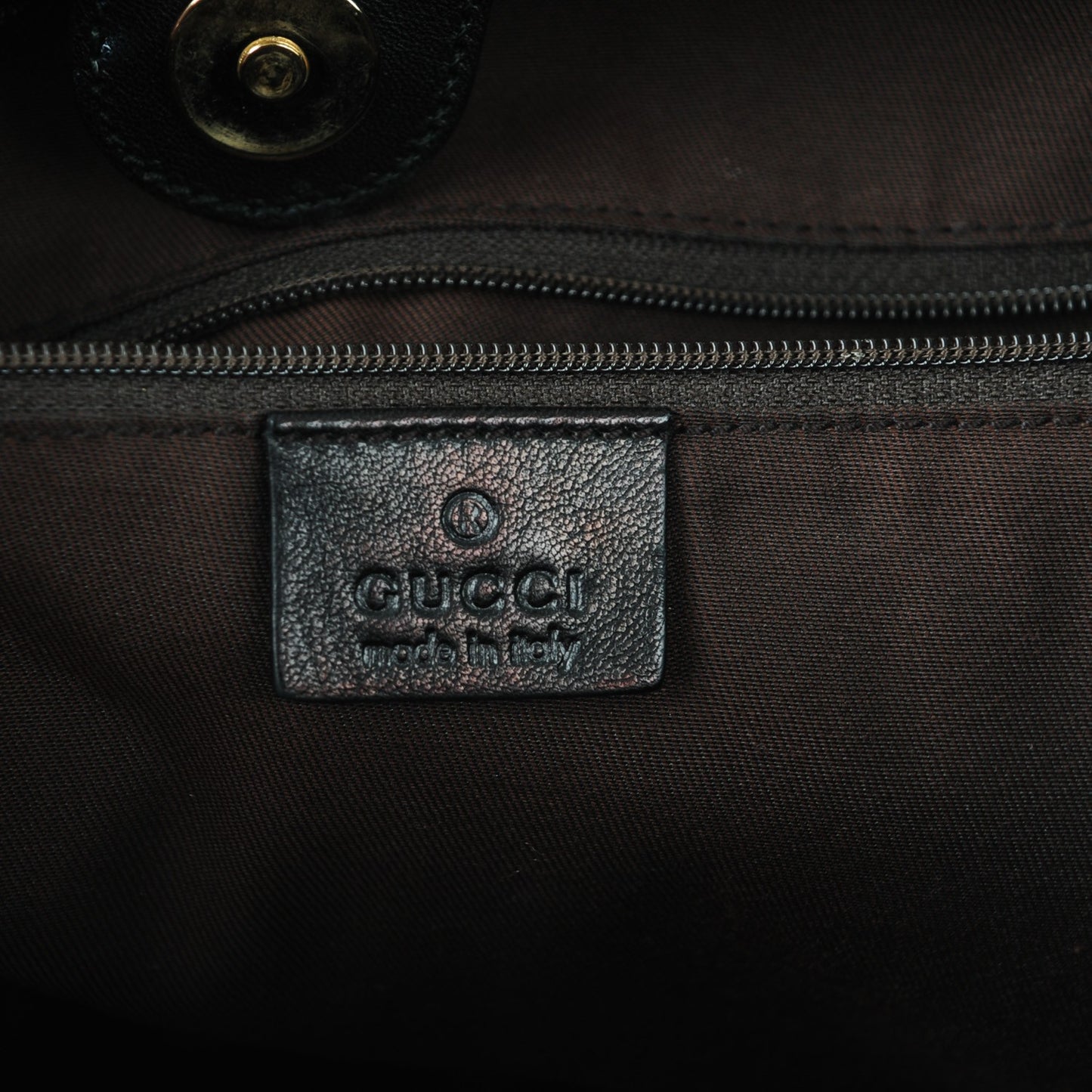 Monogram Medium Sukey Tote Beige Ebony Black