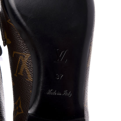 Louis Vuitton Monogram Upper Case Flat Loafer 37 9 of 10