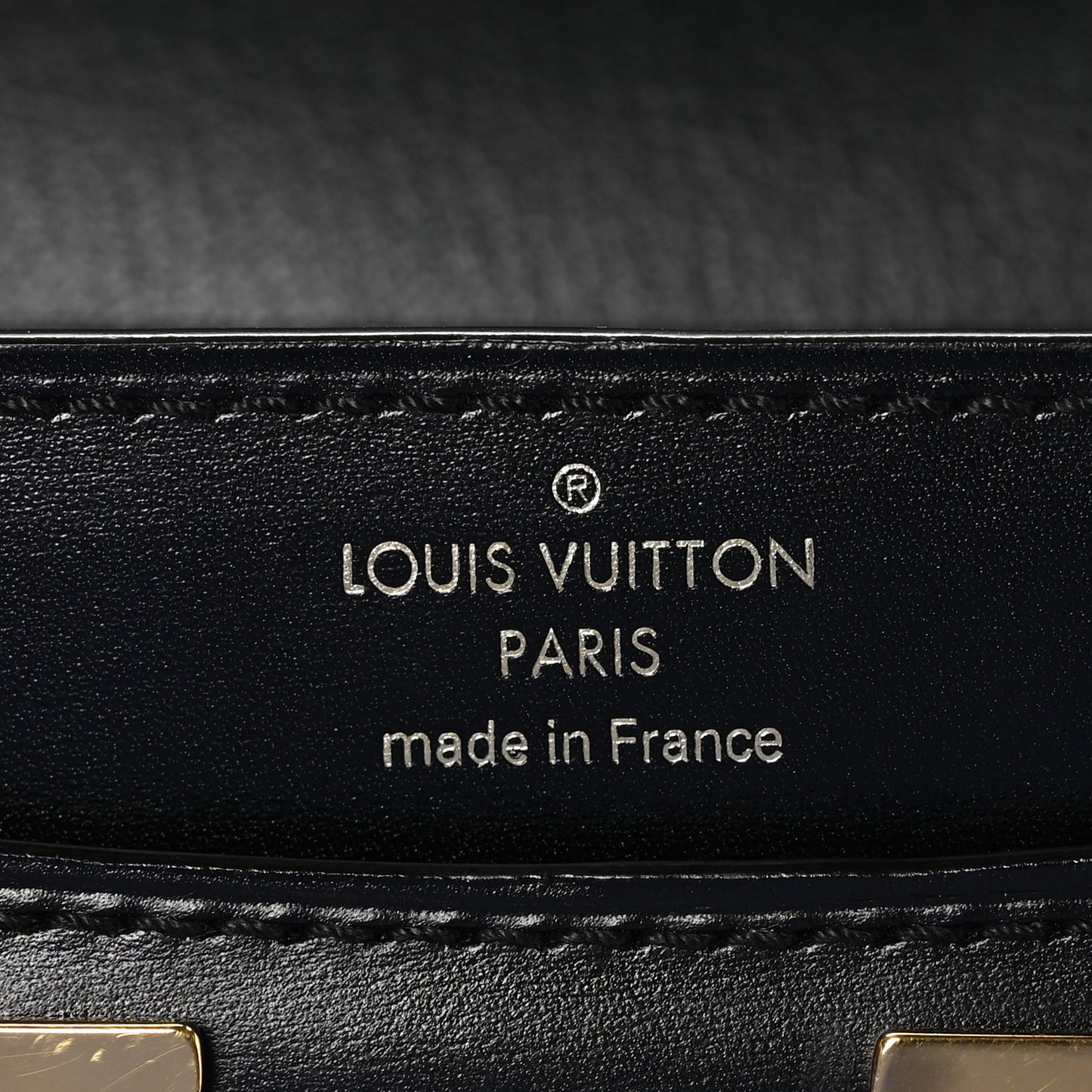 Box Calfskin Vivienne LV Black