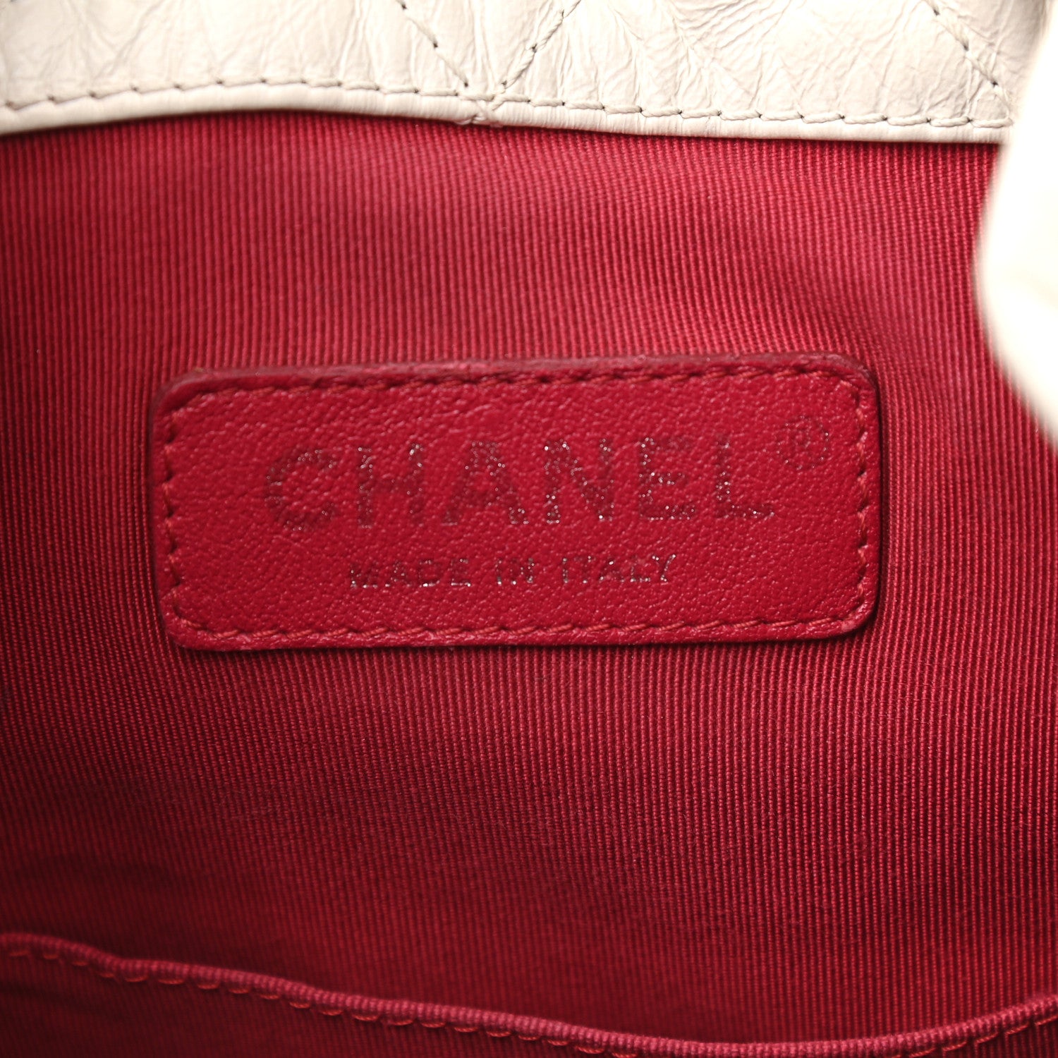 Chanel Aged Calfskin Quilted Gabrielle Backpack Black White 6 of 9