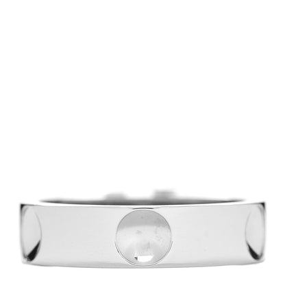 Louis Vuitton 18K White Gold Empreinte LV Ring 53 6.25 3 of 6