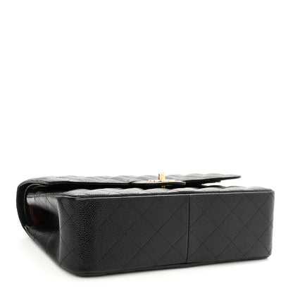 Chanel Caviar Quilted Jumbo Double Flap Black 4 of 10