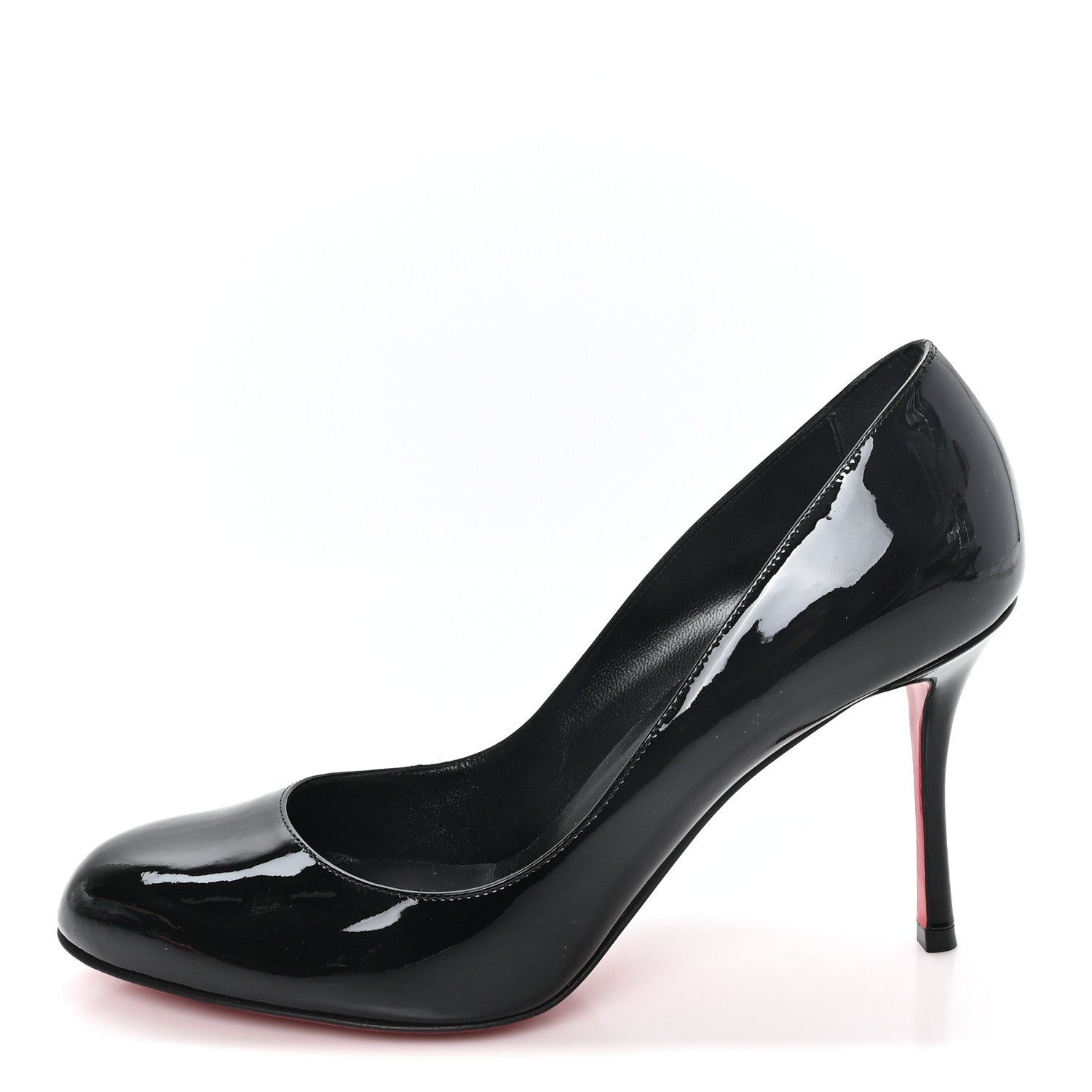 Christian Louboutin Patent Dolly 85 Pumps 38.5 Black 1 of 9