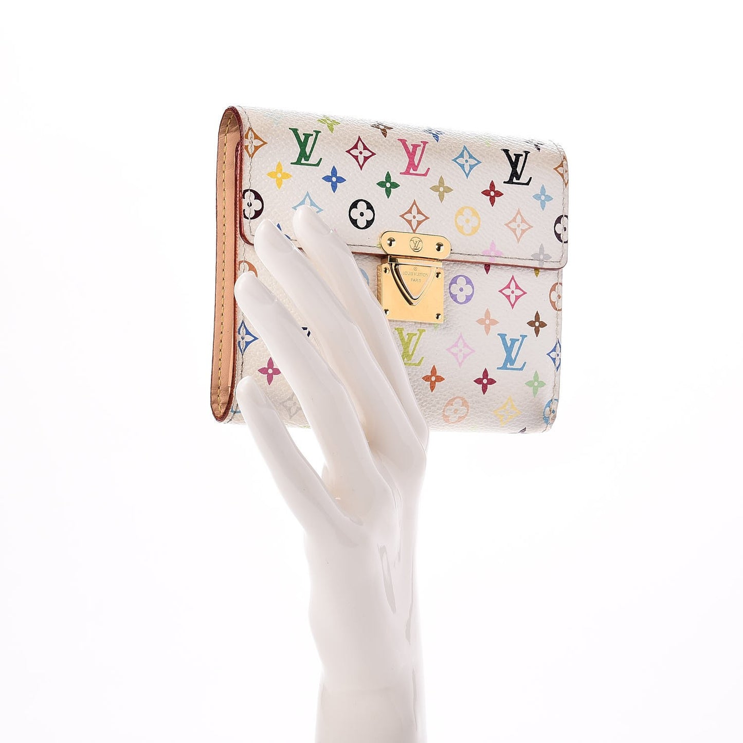 Monogram Multicolor Koala Wallet White