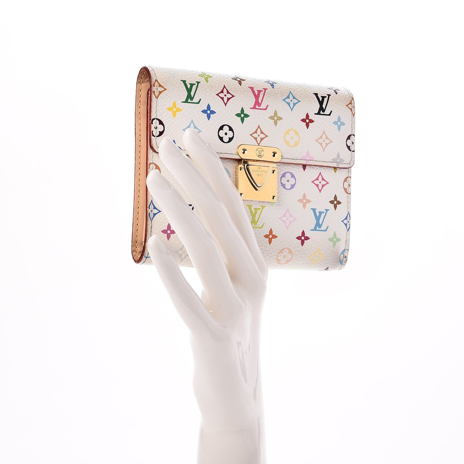 Louis Vuitton Monogram Multicolor Koala Wallet White 2 of 10