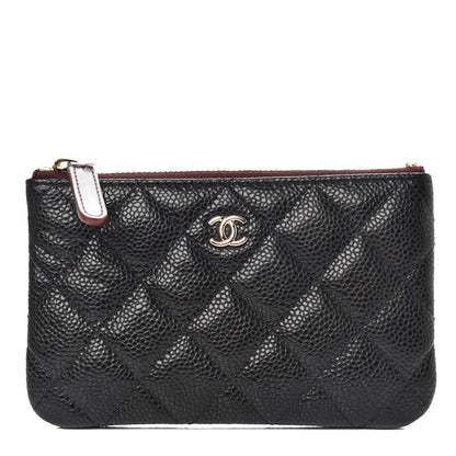 Chanel Caviar Quilted Small Cosmetic Case Black 1 of 8