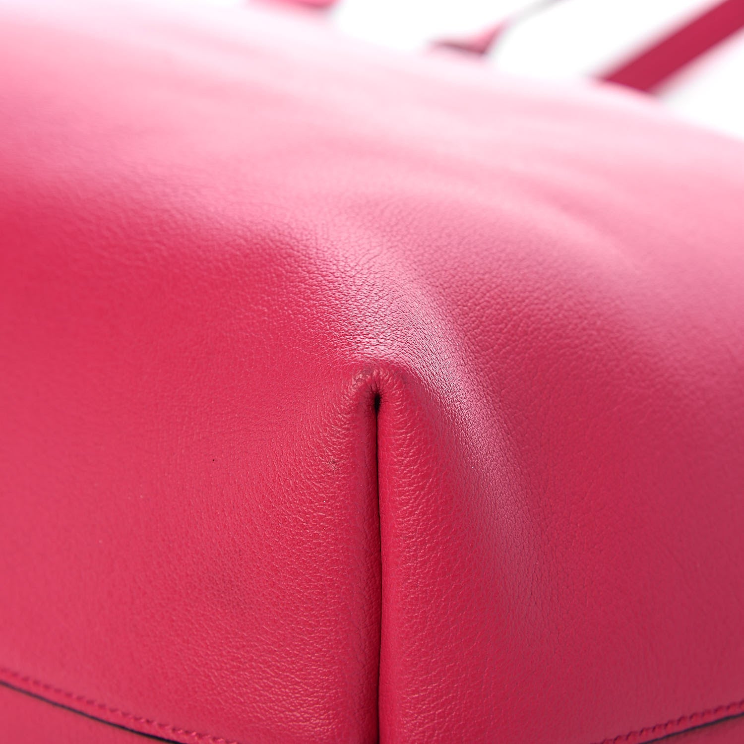 Saint Laurent Calfskin Large Shopping Tote Fuchsia 16 of 18