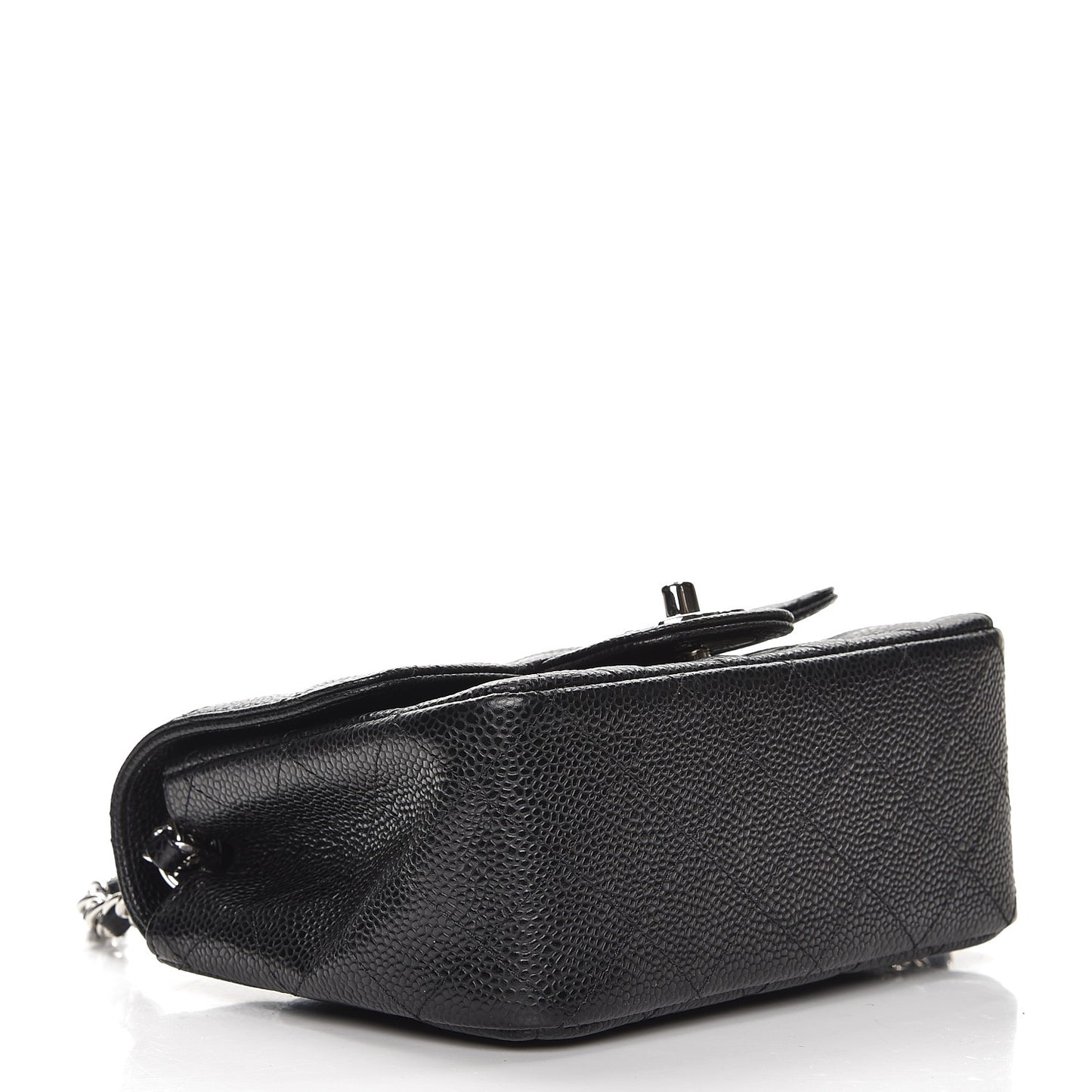 Caviar Quilted Mini Square Flap Black
