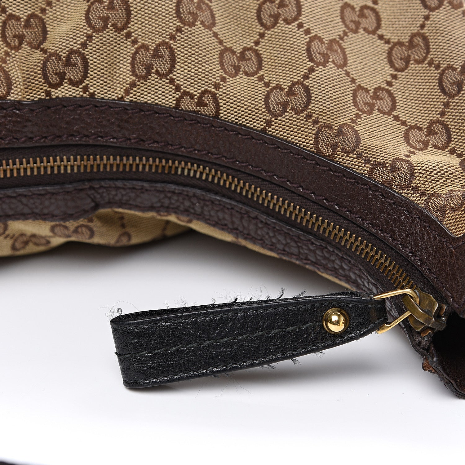 Gucci Monogram Medium Interlocking Hobo Dark Brown 7 of 11