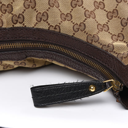 Gucci Monogram Medium Interlocking Hobo Dark Brown 7 of 11