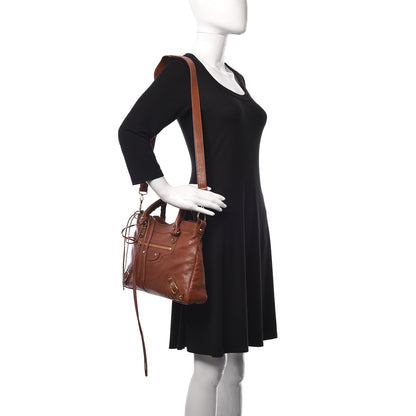 Balenciaga Agneau Classic Gold Hardware Town Marron Cognac 2 of 9